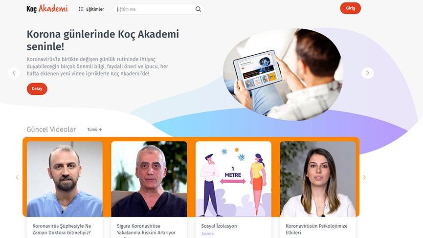 koç akademi online eğitim platformu
