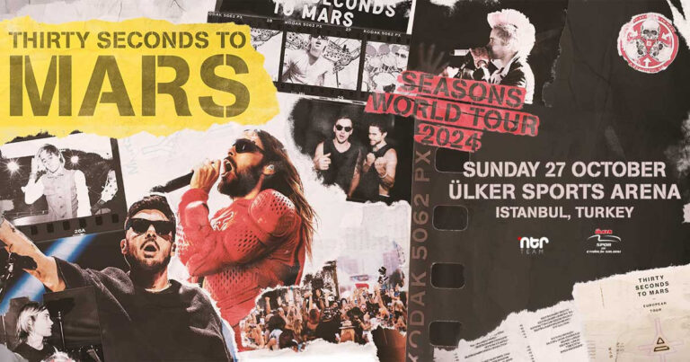 Thirty Seconds to Mars, 27 Ekim’de Ülker Sports Arena’da yeni albümleri ile Türkiye’de sahne alacak.